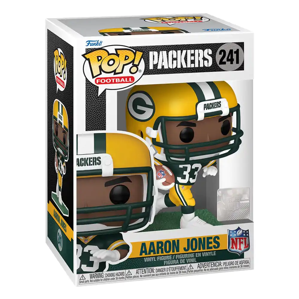 NFL POP! Football Vinyl Figur Packers - Aaron Jones 9 cm termékfotó