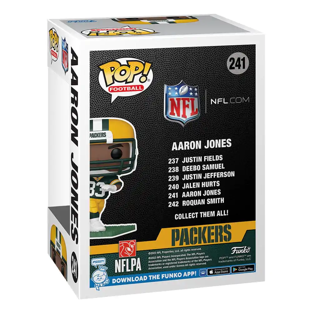 NFL POP! Football Vinyl Figur Packers - Aaron Jones 9 cm termékfotó