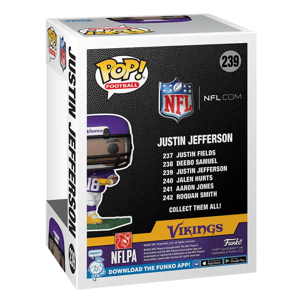 NFL POP! Football Vinyl Figur Vikings - Justin Jefferson 9 cm termékfotó