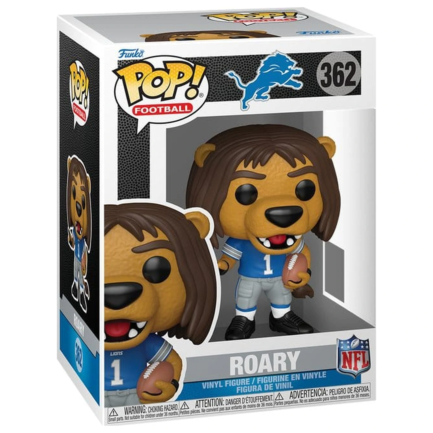 NFL Funko POP! Vinyl Figur Maskottchen: Lions - Roary 9 cm Produktfoto