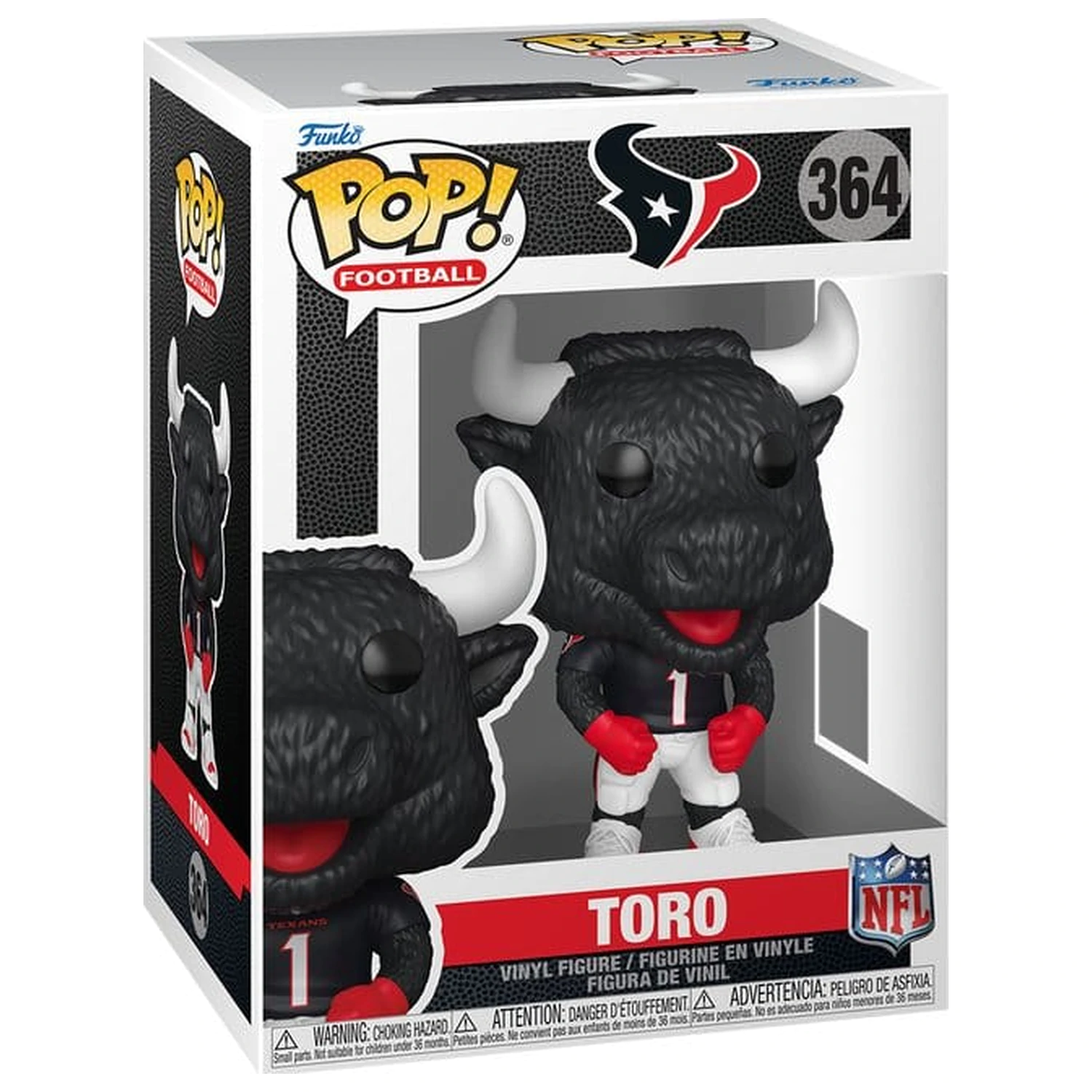 NFL Funko POP! Vinyl Figur Maskottchen: Texans- Toro 9 cm Produktfoto