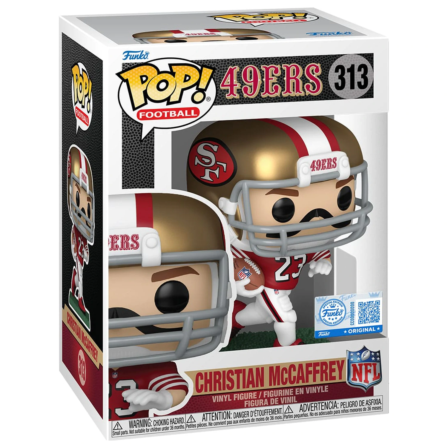 NFL: Legends Funko POP! Sports Vinyl Figur 49ers- Christian McCaffrey (TB) 9 cm Produktfoto