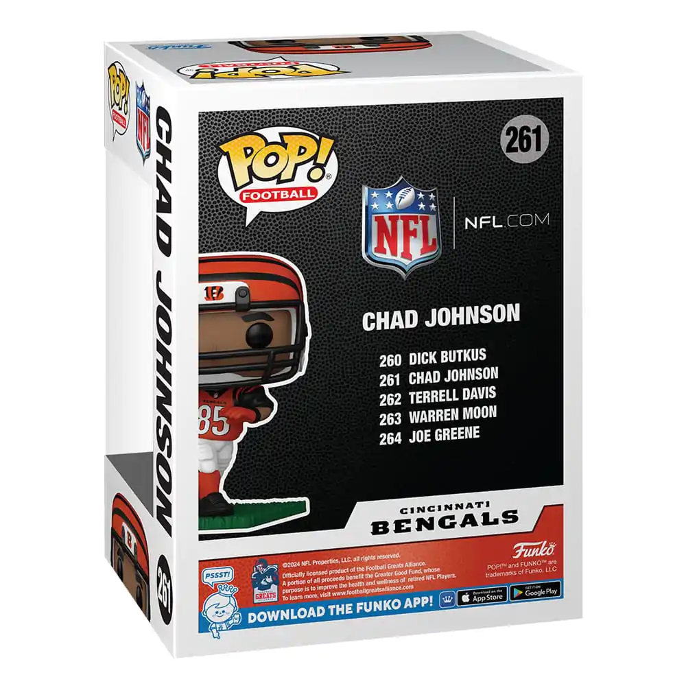 NFL: Legends Funko POP! Sports Vinyl Figur Bengals- Chad Johnson(85) 9 cm termékfotó