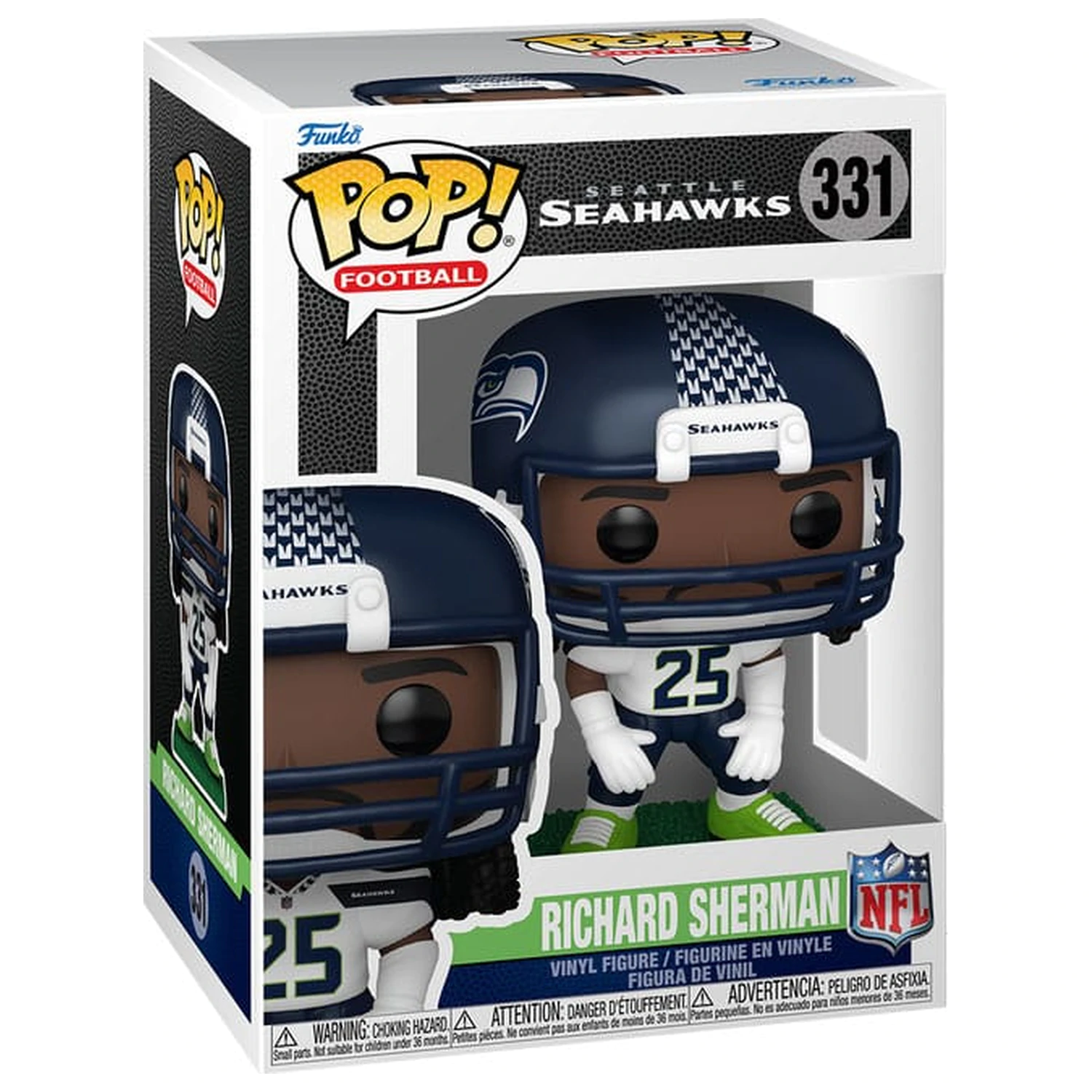 NFL: Legends Funko POP! Sports Vinyl Figur Legends- Richard Sherman(Seahawks) 9 cm Produktfoto