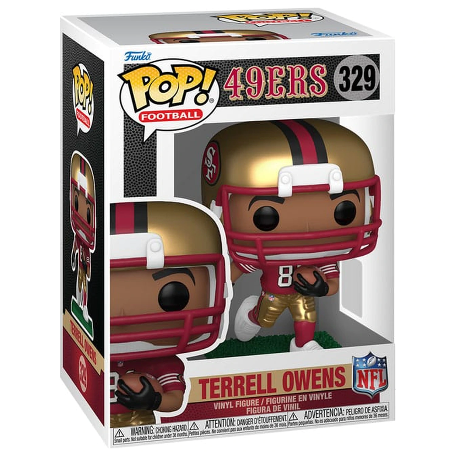 NFL: Legends Funko POP! Sports Vinyl Figur Legends- Terrell Owens(49ers) 9 cm Produktfoto