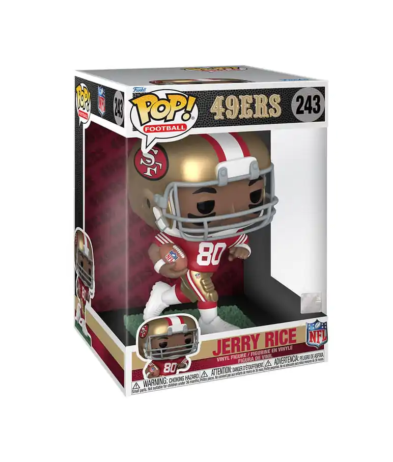 NFL Legends Super Sized Jumbo Funko POP! Vinyl Figur San Francisco 49ers - Jerry Rice 25 cm Produktfoto