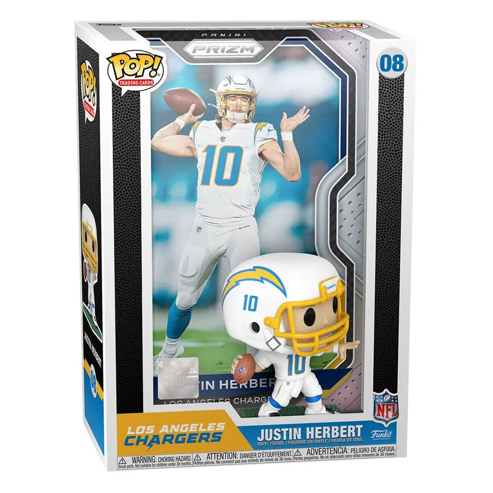 NFL Trading Card POP! Football Vinyl Figur Justin Herbert 9 cm termékfotó