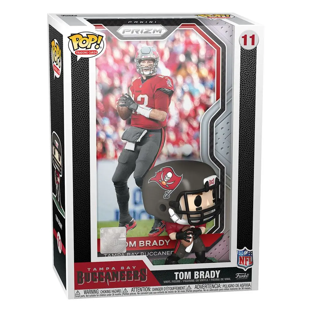 NFL Trading Card POP! Football Vinyl Figur Tom Brady  Produktfoto