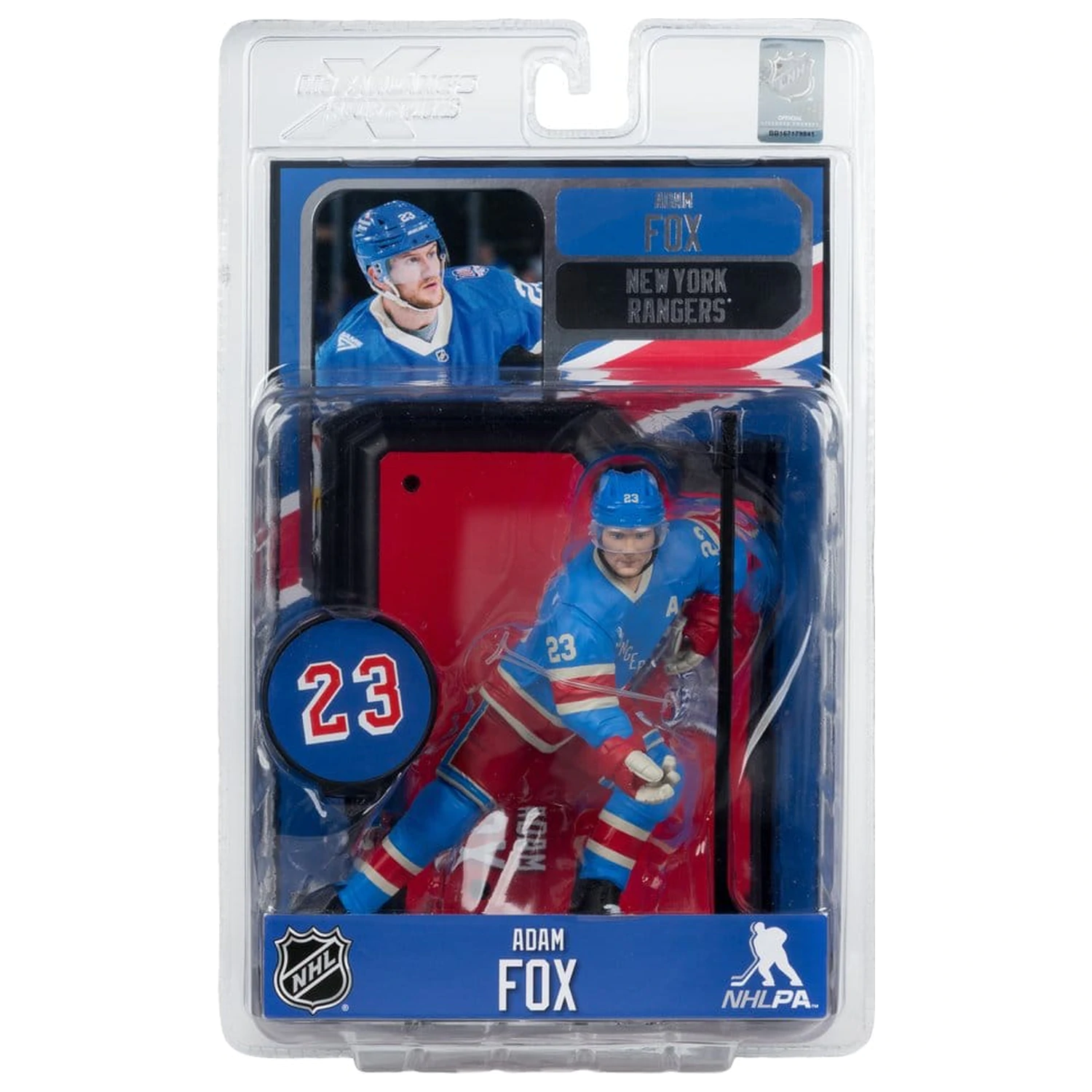 NHL McFarlane SportsPicks Figur Adam Fox (New York Rangers Centennial) 18 cm Produktfoto