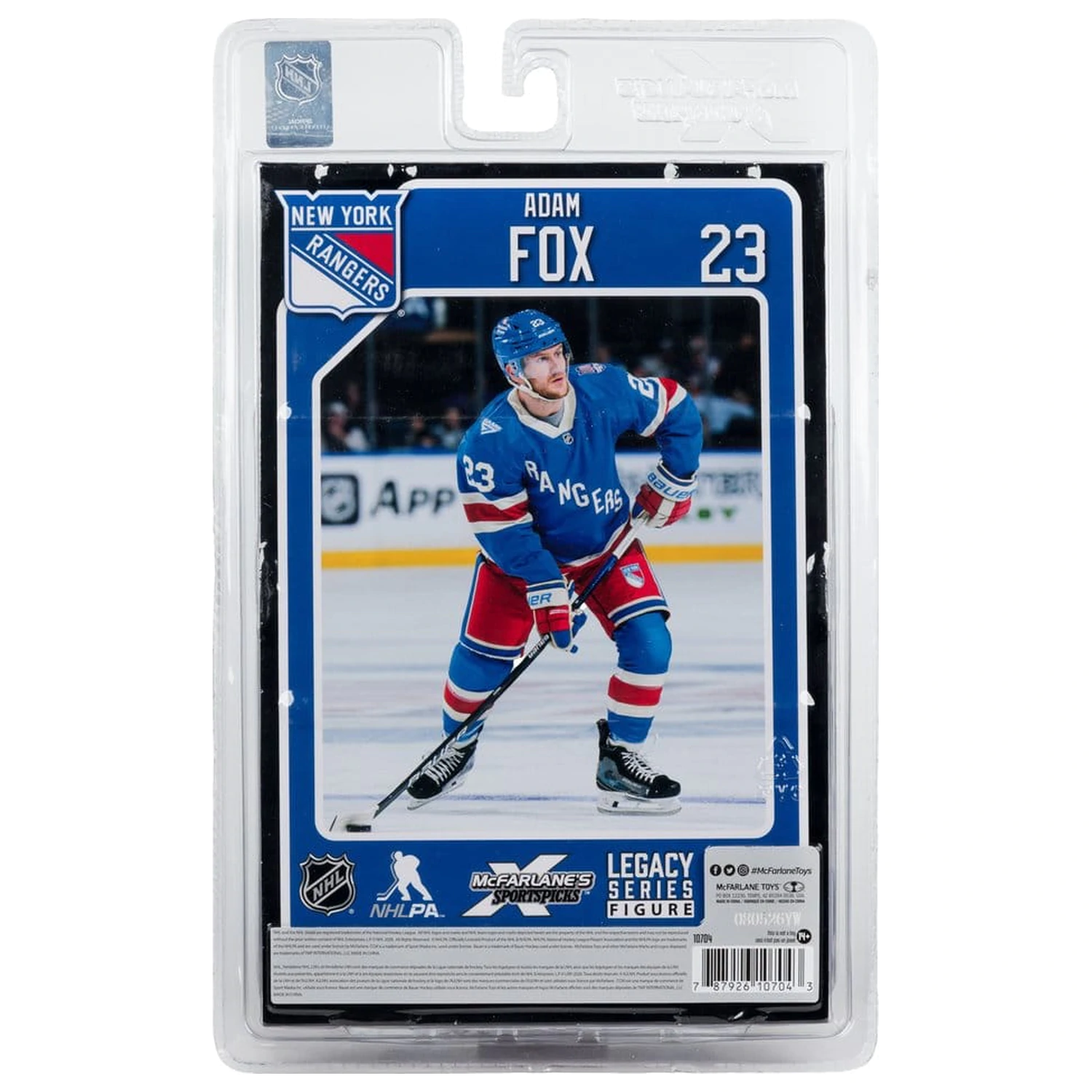 NHL McFarlane SportsPicks Figur Adam Fox (New York Rangers Centennial) 18 cm Produktfoto