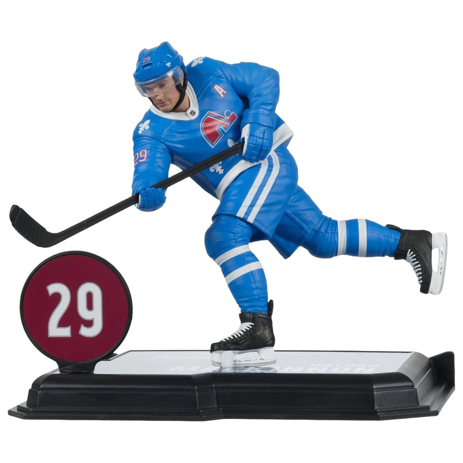 NHL McFarlane SportsPicks Figur Nathan MacKinnon (Quebec Nordiques Retro) 18 cm Produktfoto