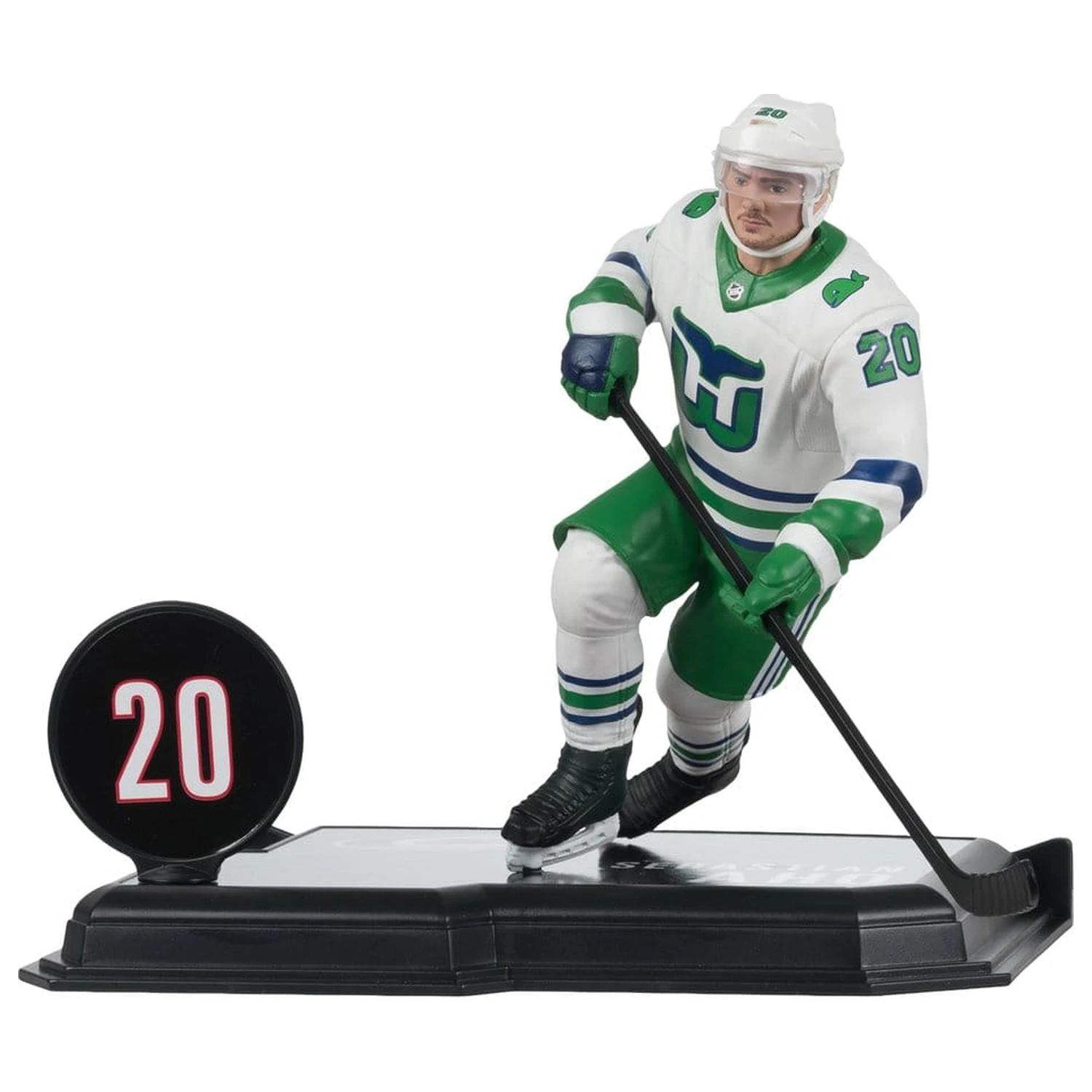 NHL McFarlane SportsPicks Figur Sebastian Aho (Hartford Whalers Retro) 18 cm Produktfoto