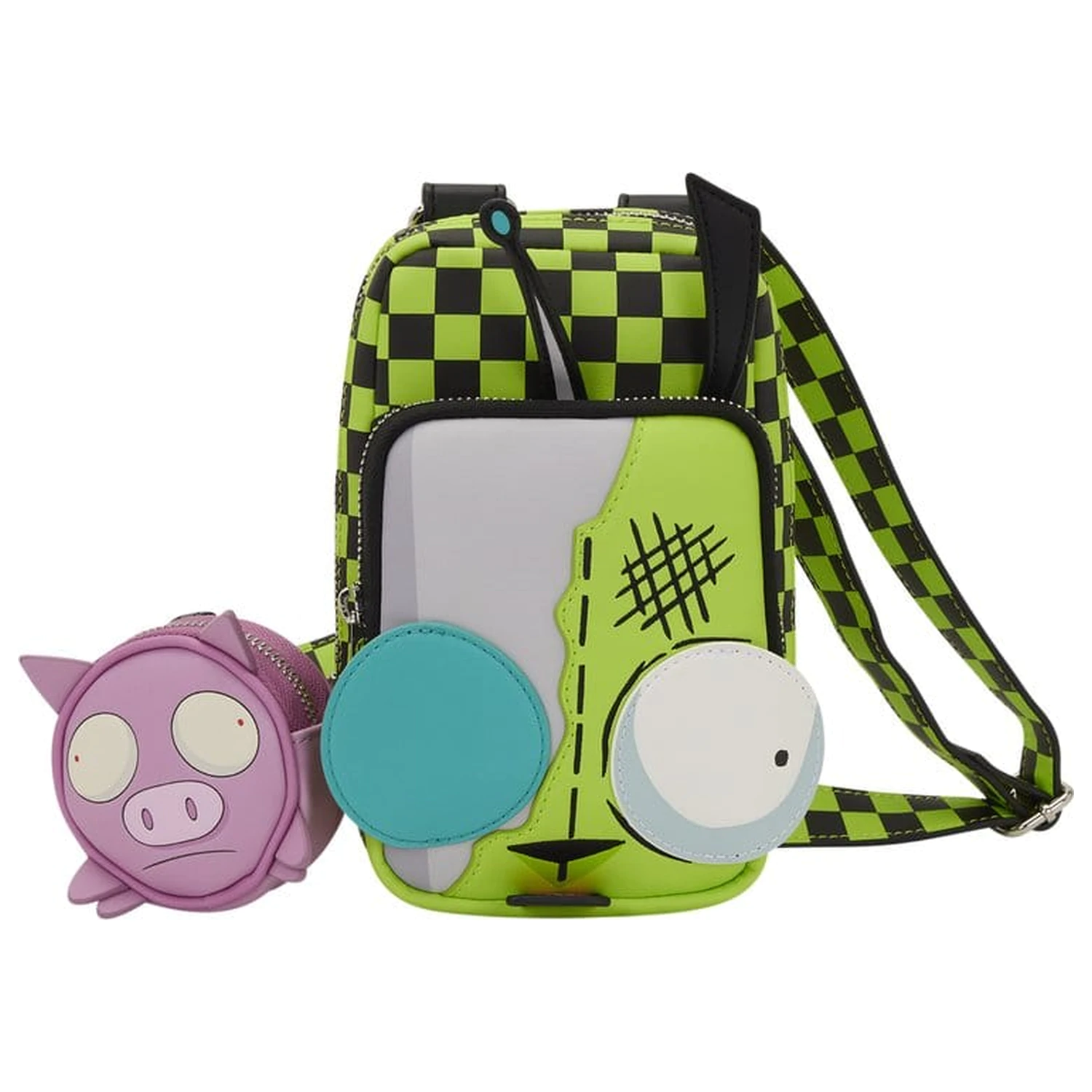 Nickelodeon by Loungefly Umhängetasche Invader Zim Gir Mobiltelefon Produktfoto