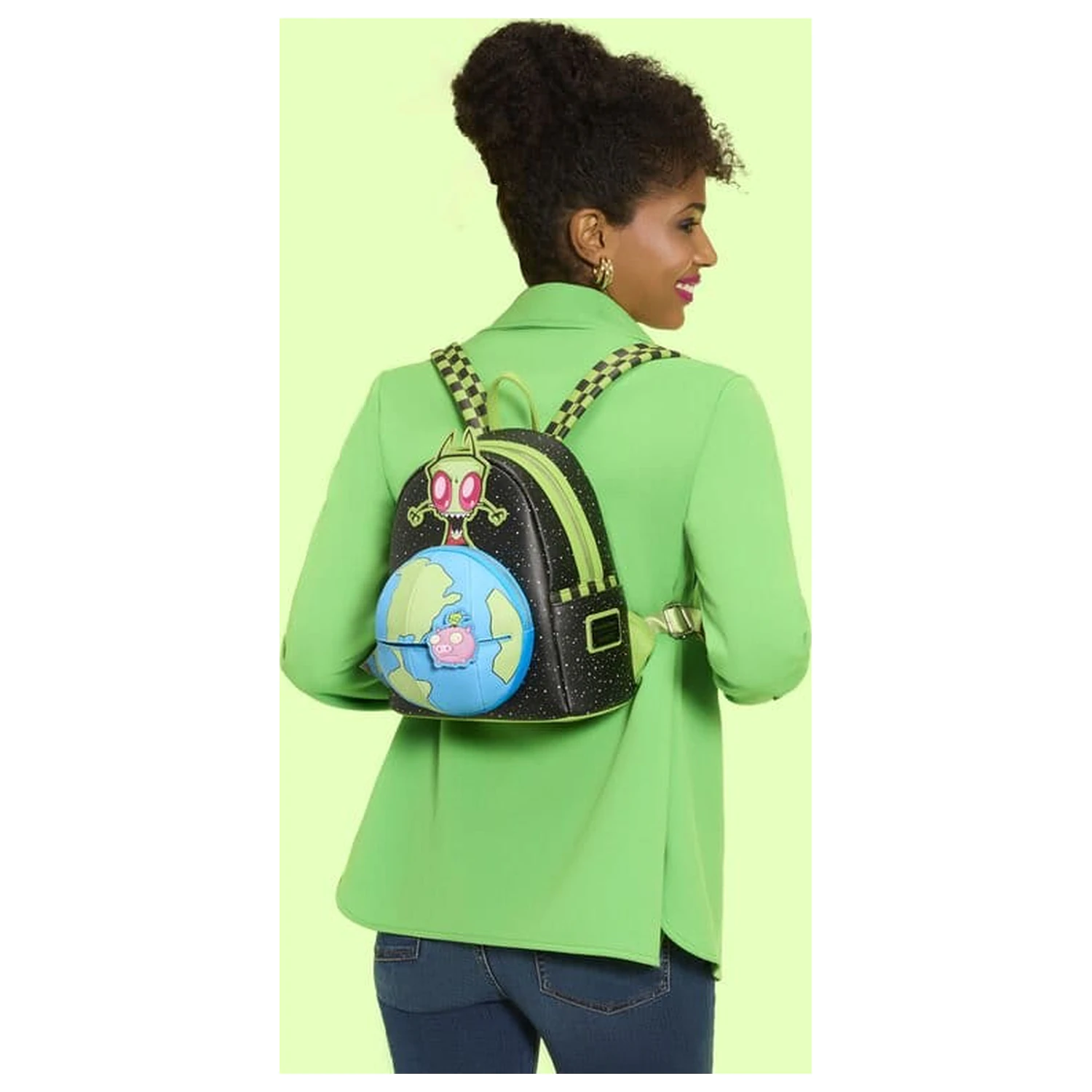 Nickelodeon by Loungefly Mini Rucksack Invader Zim Glow Produktfoto