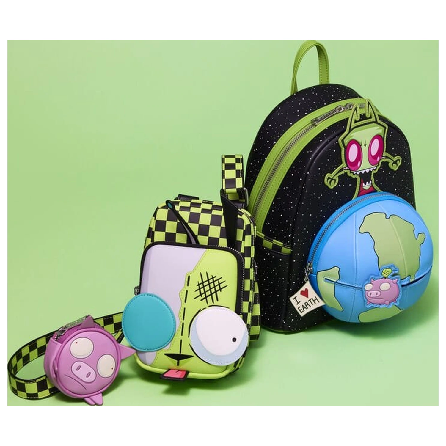 Nickelodeon by Loungefly Mini Rucksack Invader Zim Glow Produktfoto