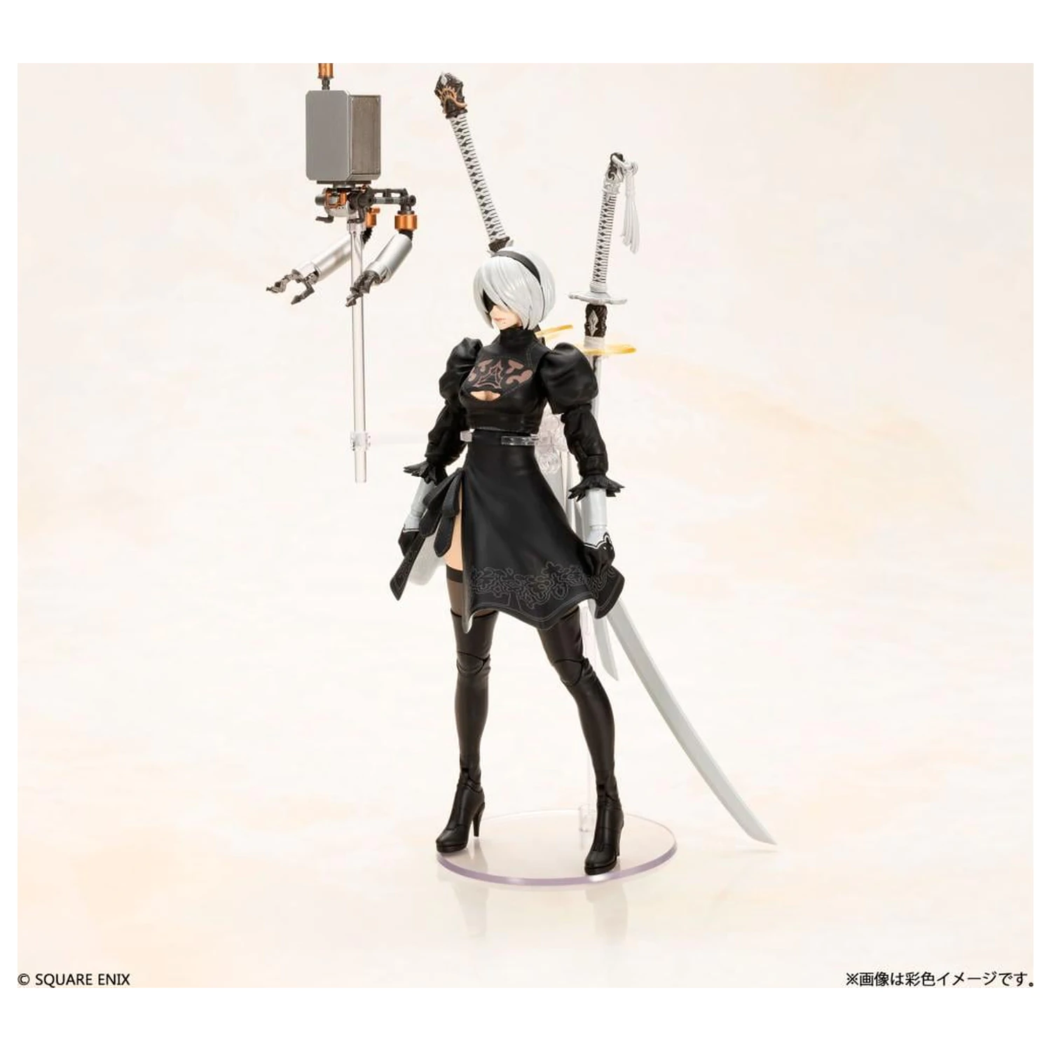 NieR:Automata 2B Plastikmodellbausatz 15 cm Produktfoto