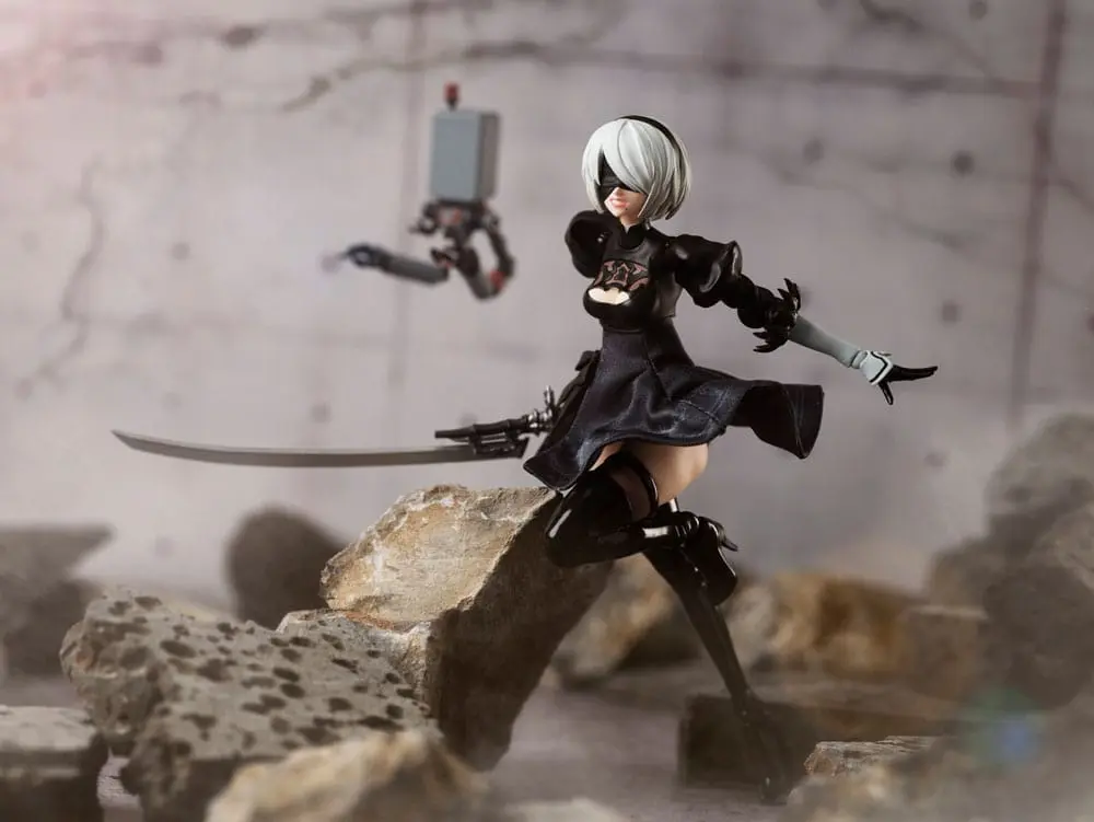 NieR: Automata Ver1.1a BUZZmod Actionfigur 1/12 2B 14 cm termékfotó