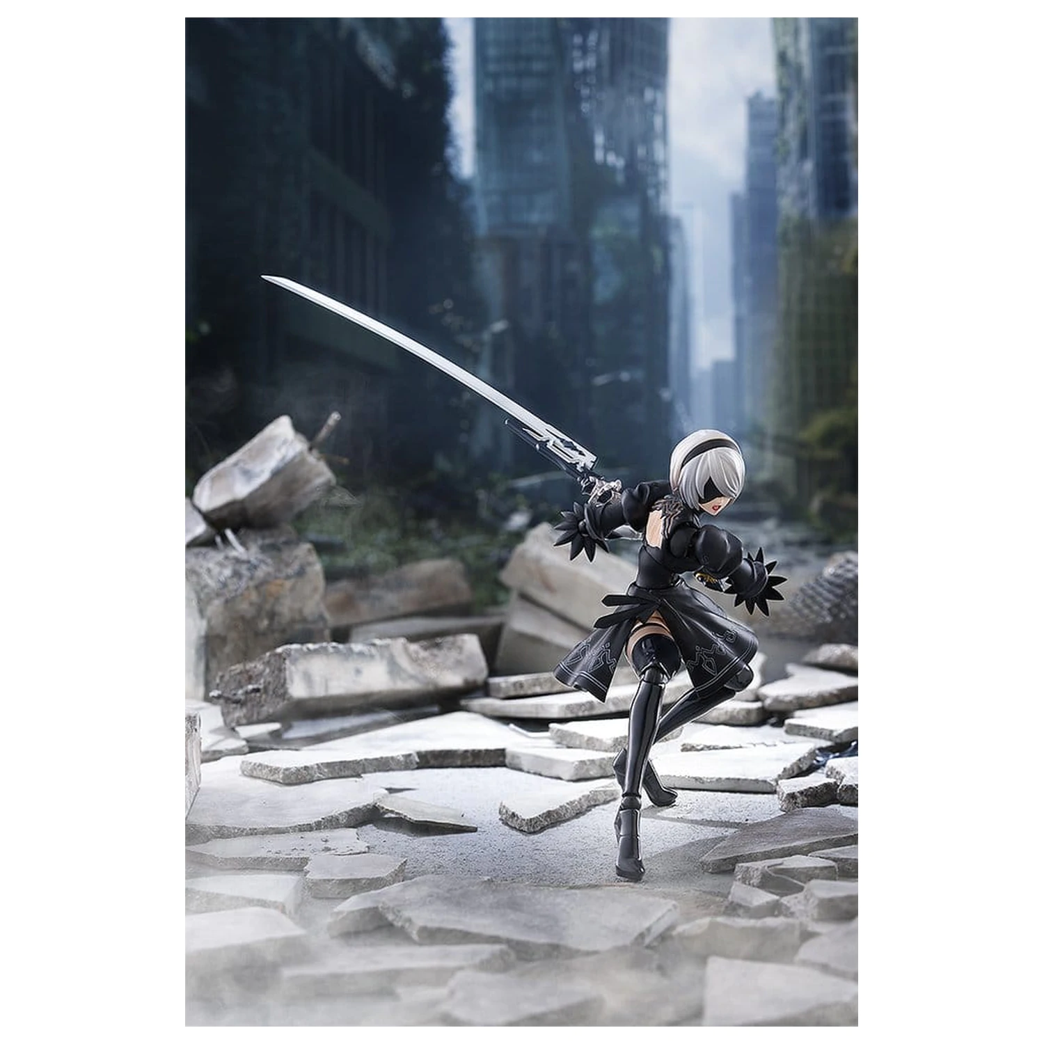 NieR:Automata Ver1.1a Figma Action-Figur 2B (YoRHa No.2 Type B) 16 cm Produktfoto