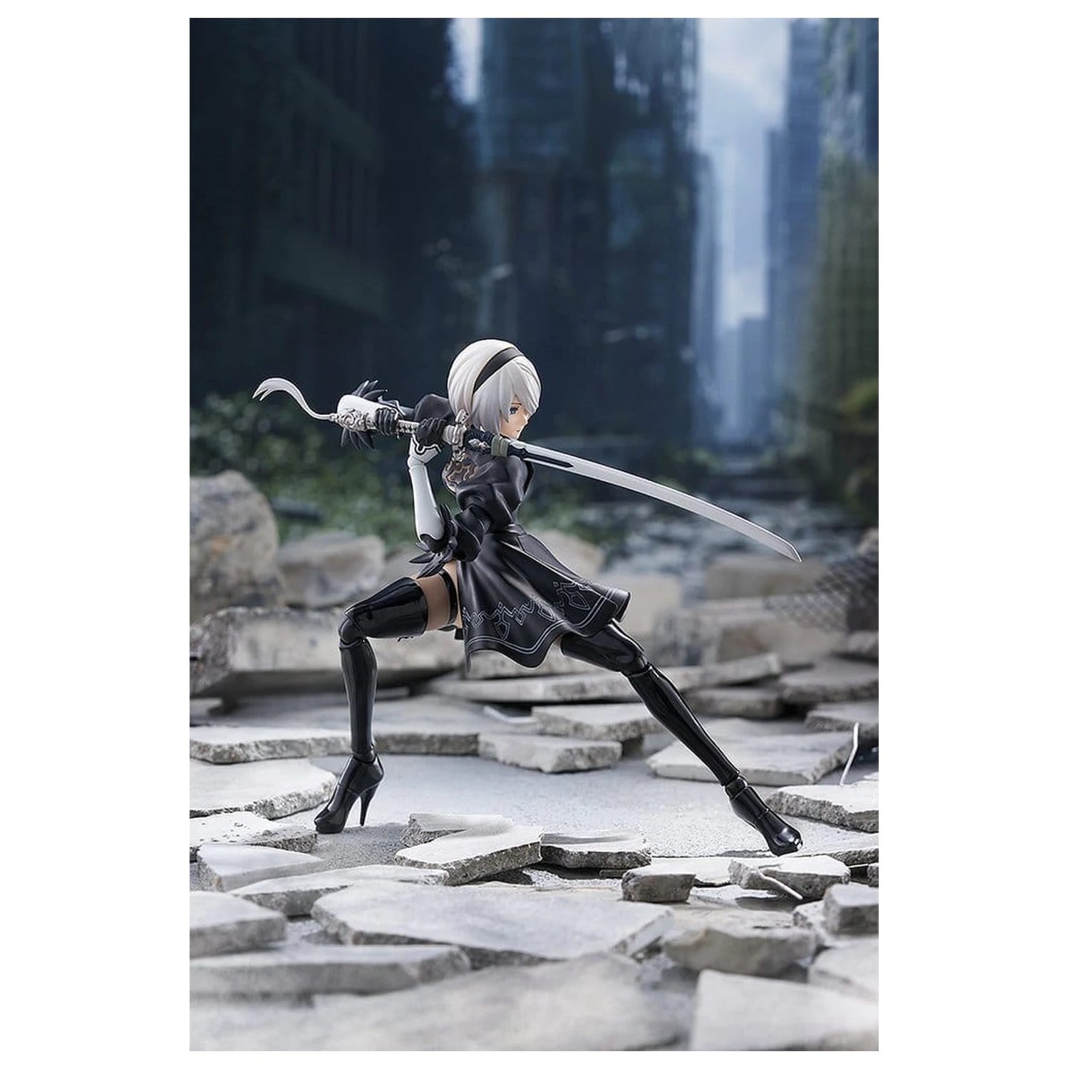 NieR:Automata Ver1.1a Figma Action-Figur 2B (YoRHa No.2 Type B) 16 cm Produktfoto