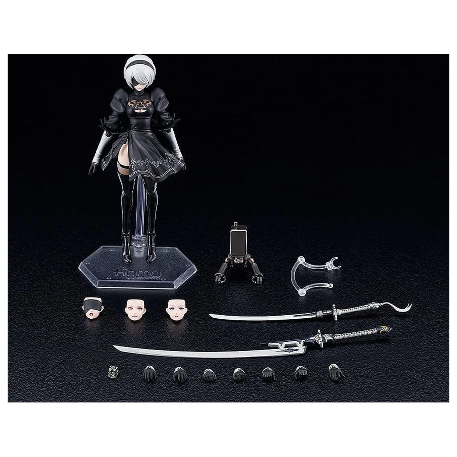NieR:Automata Ver1.1a Figma Action-Figur 2B (YoRHa No.2 Type B) 16 cm Produktfoto