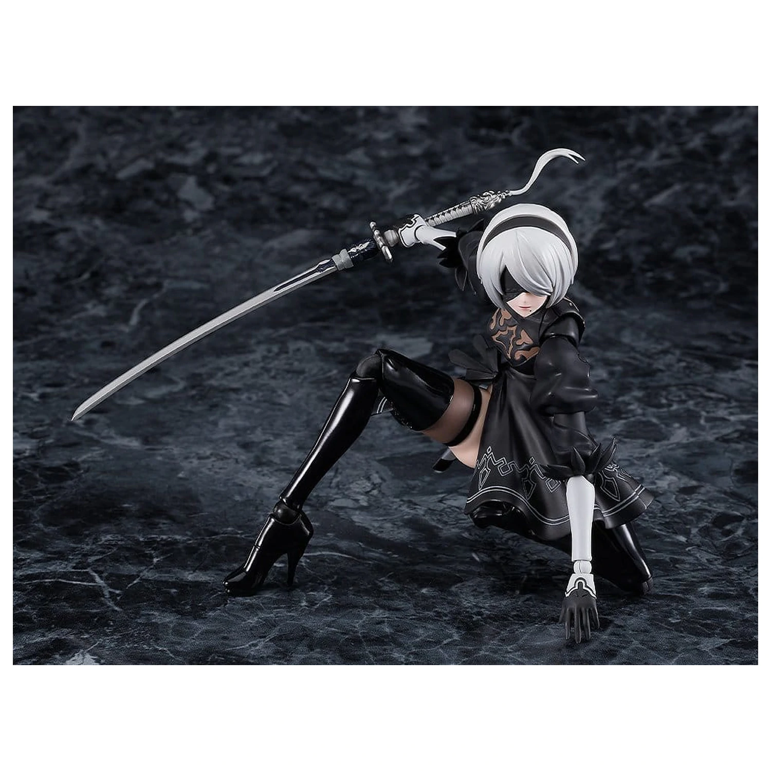 NieR:Automata Ver1.1a Figma Action-Figur 2B (YoRHa No.2 Type B) 16 cm Produktfoto