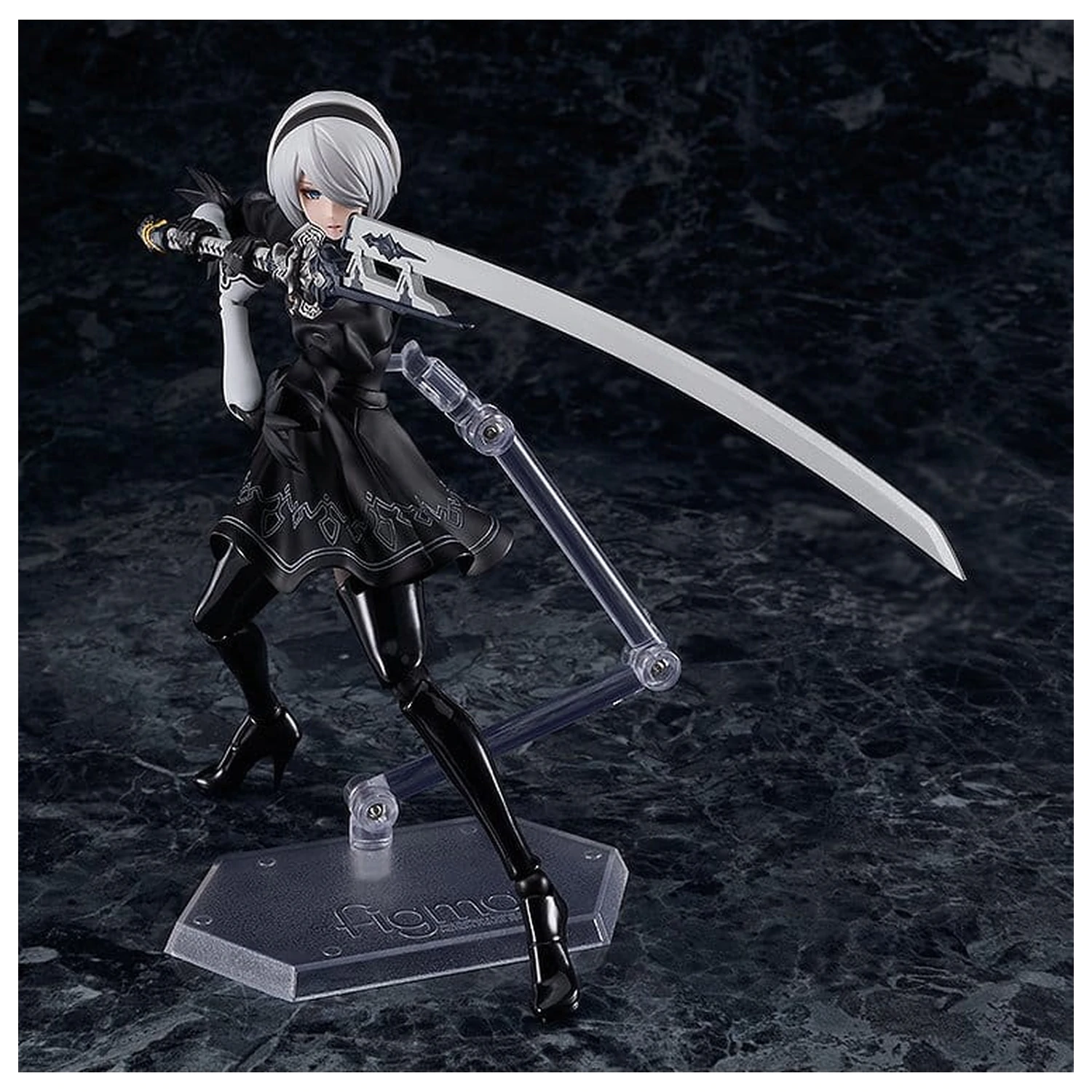 NieR:Automata Ver1.1a Figma Action-Figur 2B (YoRHa No.2 Type B) 16 cm Produktfoto