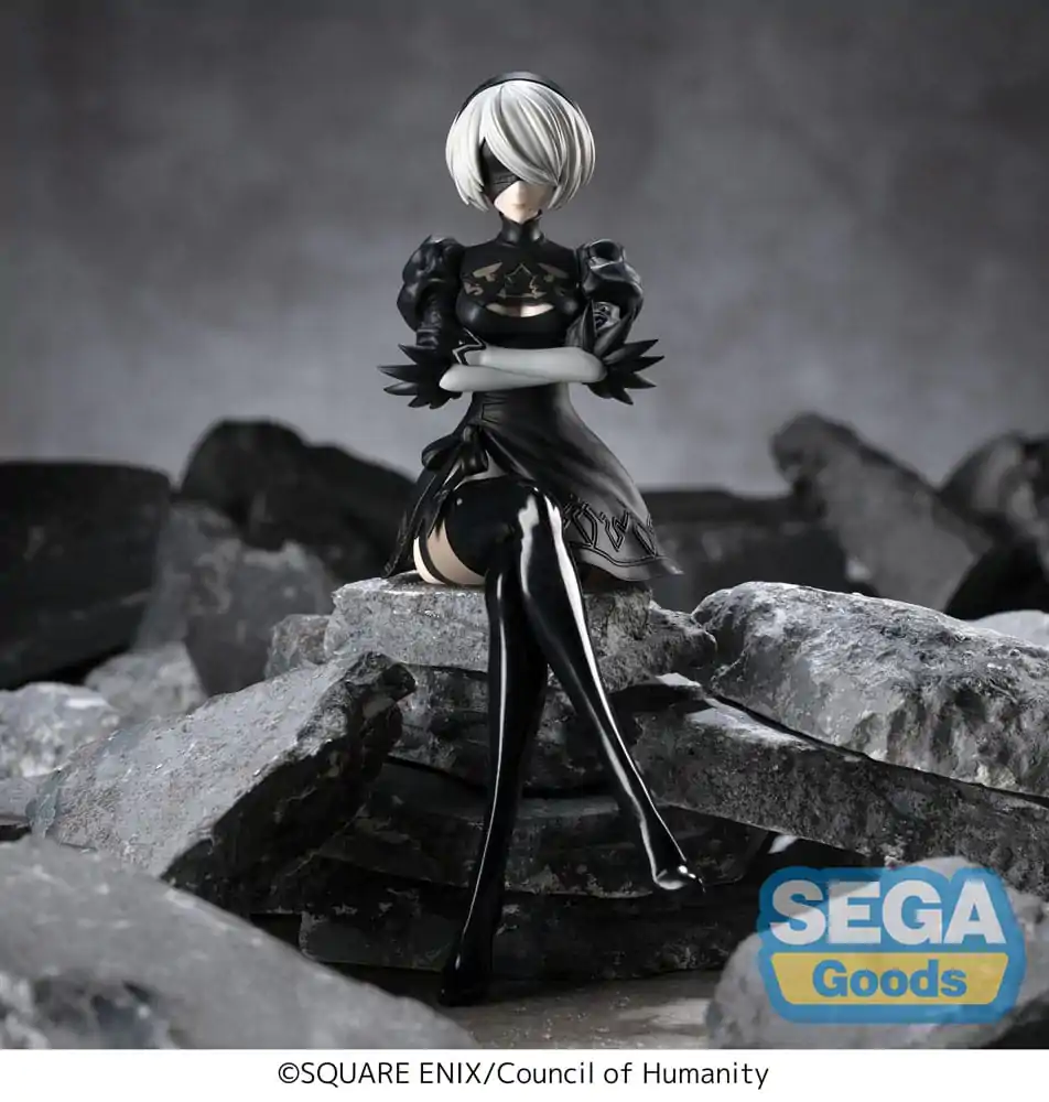 NieR:Automata Ver1.1a PM Perching PVC Statue 2B 13 cm termékfotó