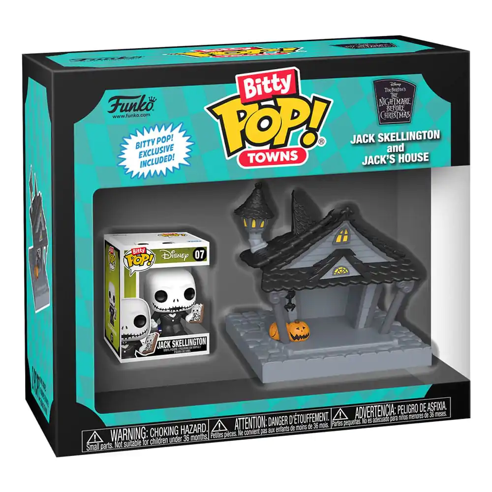 Nightmare before Christmas Bitty Funko POP! Town Vinyl Figur Jack at Home termékfotó