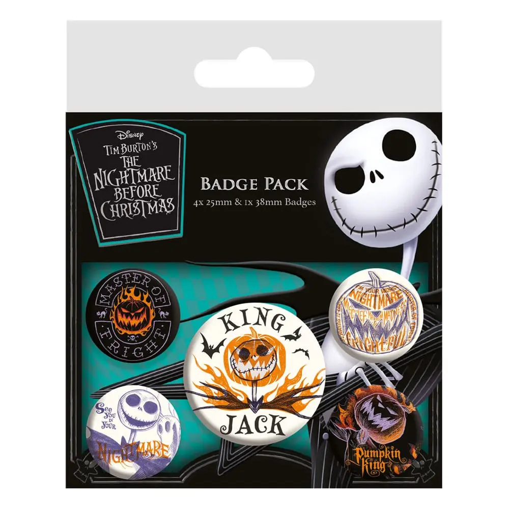 Nightmare before Christmas Ansteck-Buttons 5er-Pack Colourful Shadows termékfotó