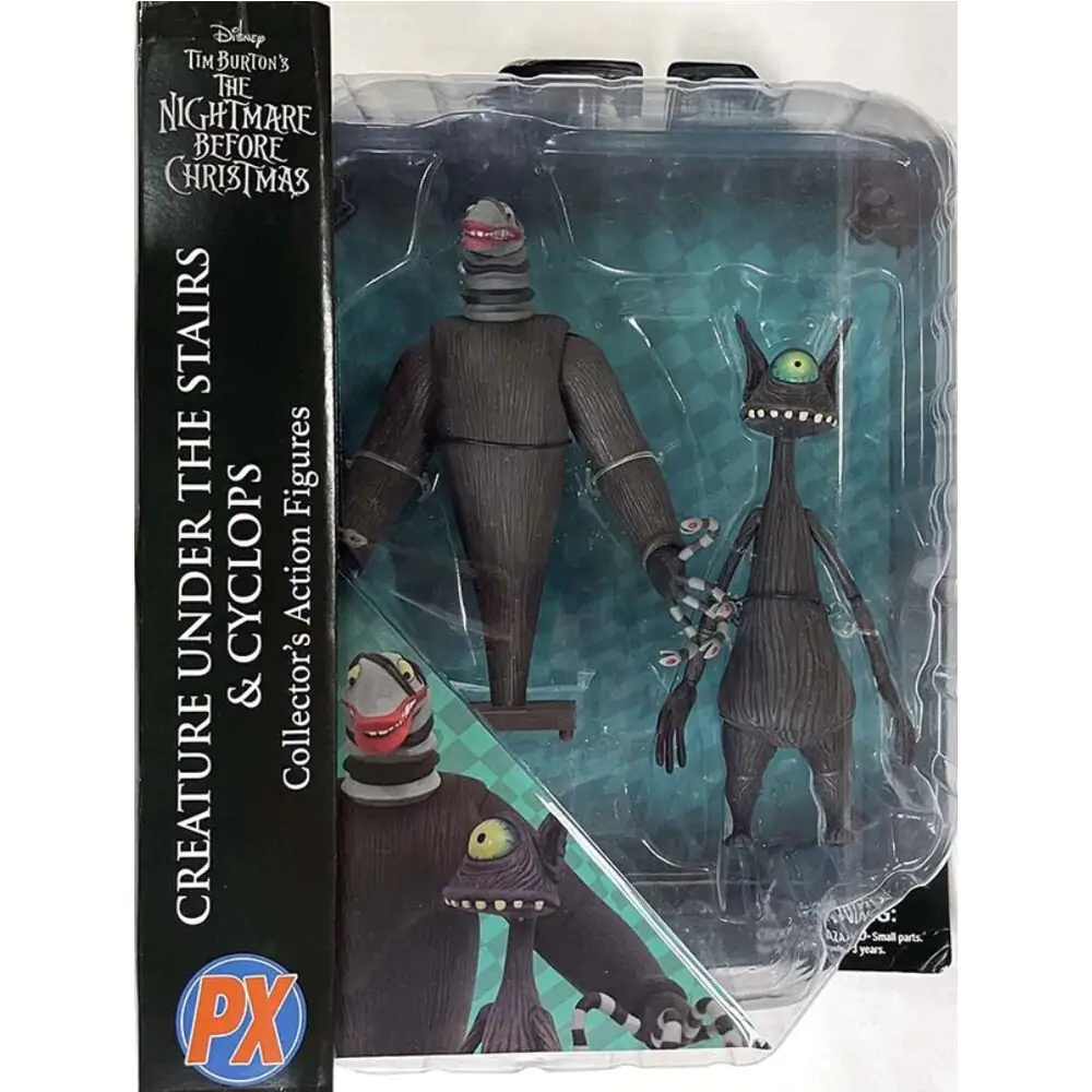 Nightmare before Christmas Actionfiguren 2er-Pack Creature under the Stairs & Cyclops 18 cm termékfotó