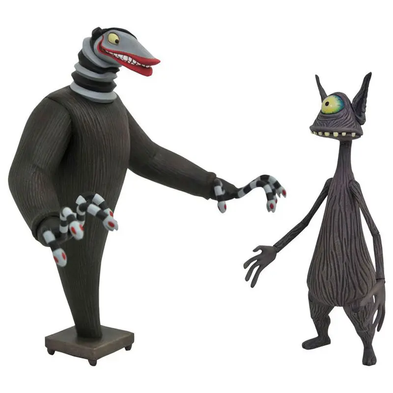 Nightmare before Christmas Actionfiguren 2er-Pack Creature under the Stairs & Cyclops 18 cm termékfotó