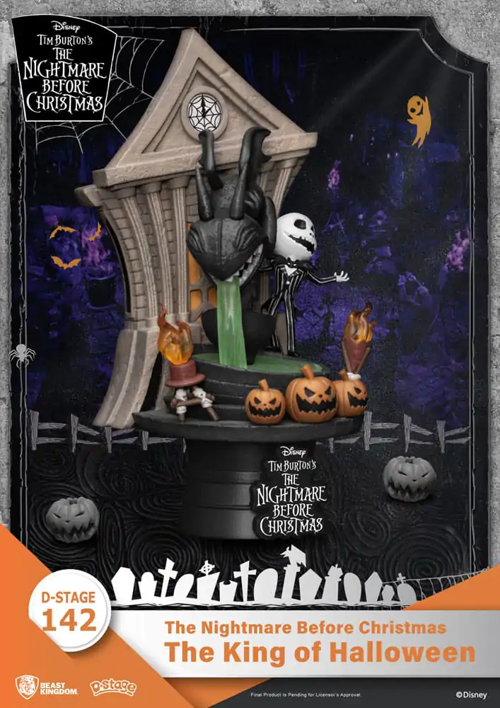 Nightmare before Christmas D-Stage PVC Diorama The King of Halloween 15 cm Produktfoto
