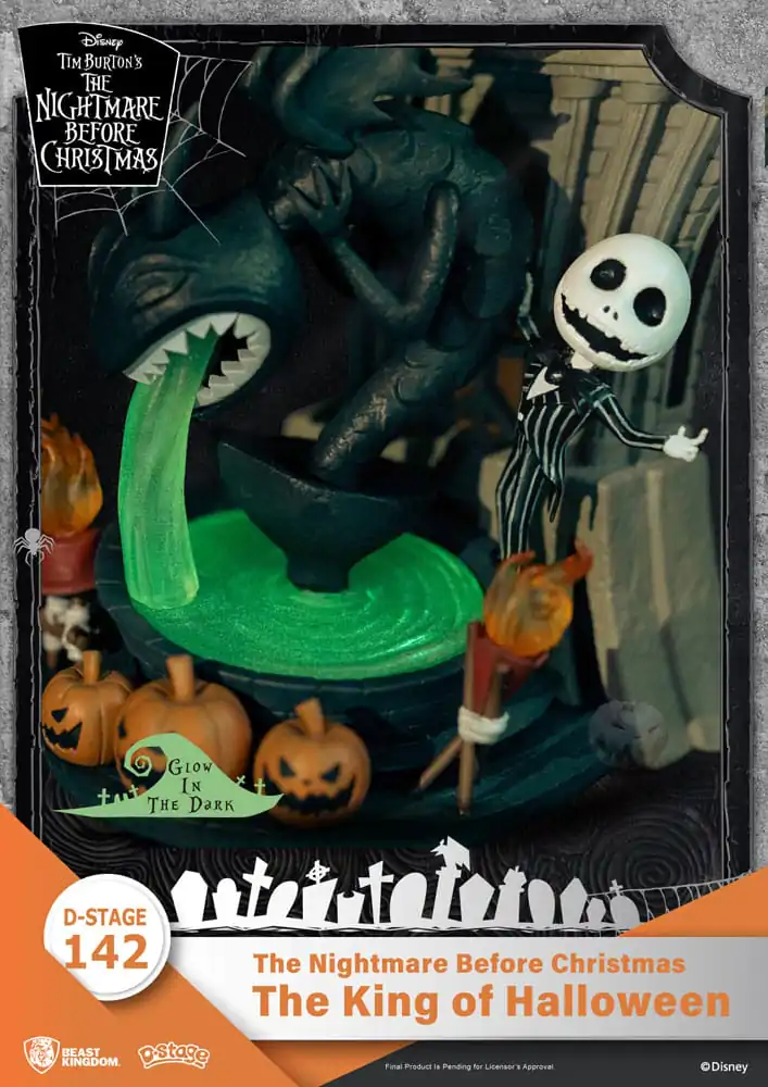 Nightmare before Christmas D-Stage PVC Diorama The King of Halloween 15 cm Produktfoto