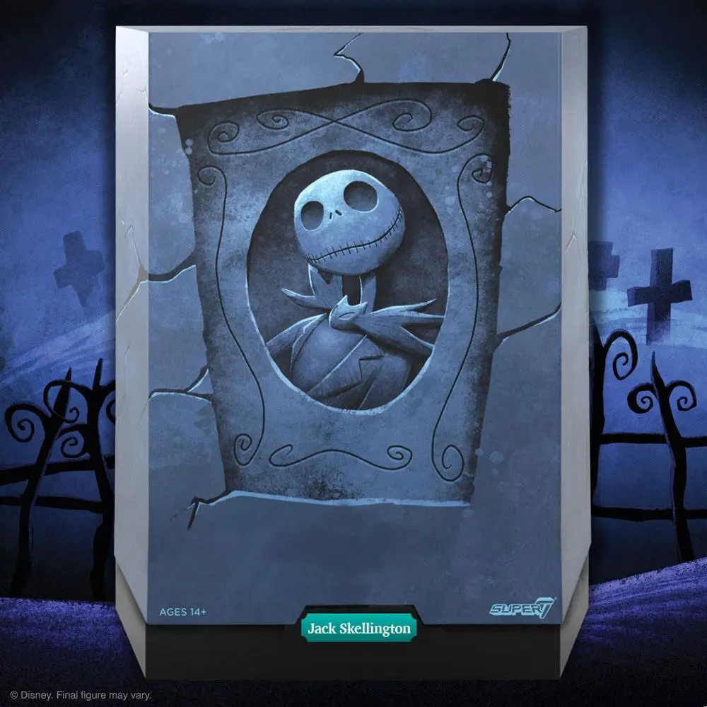 Nightmare Before Christmas Disney Ultimates Action Figur Jack Skellington 18 cm Produktfoto