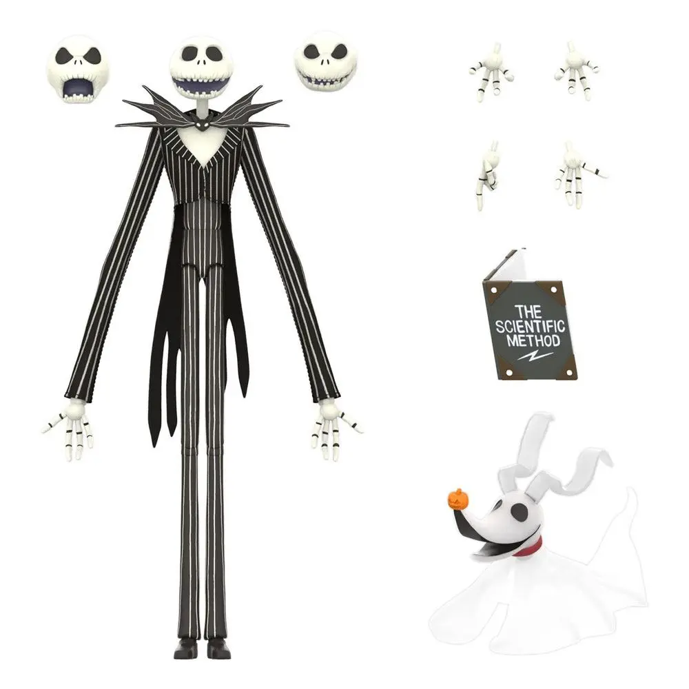 Nightmare Before Christmas Disney Ultimates Action Figur Jack Skellington 18 cm Produktfoto