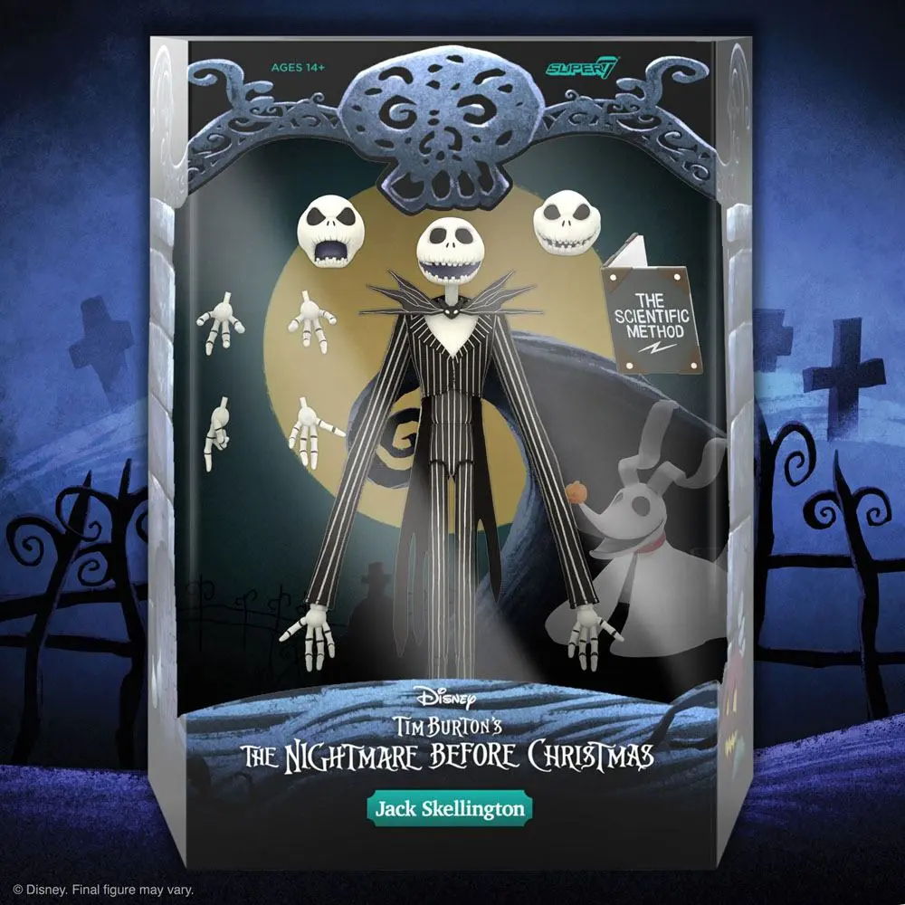 Nightmare Before Christmas Disney Ultimates Action Figur Jack Skellington 18 cm Produktfoto