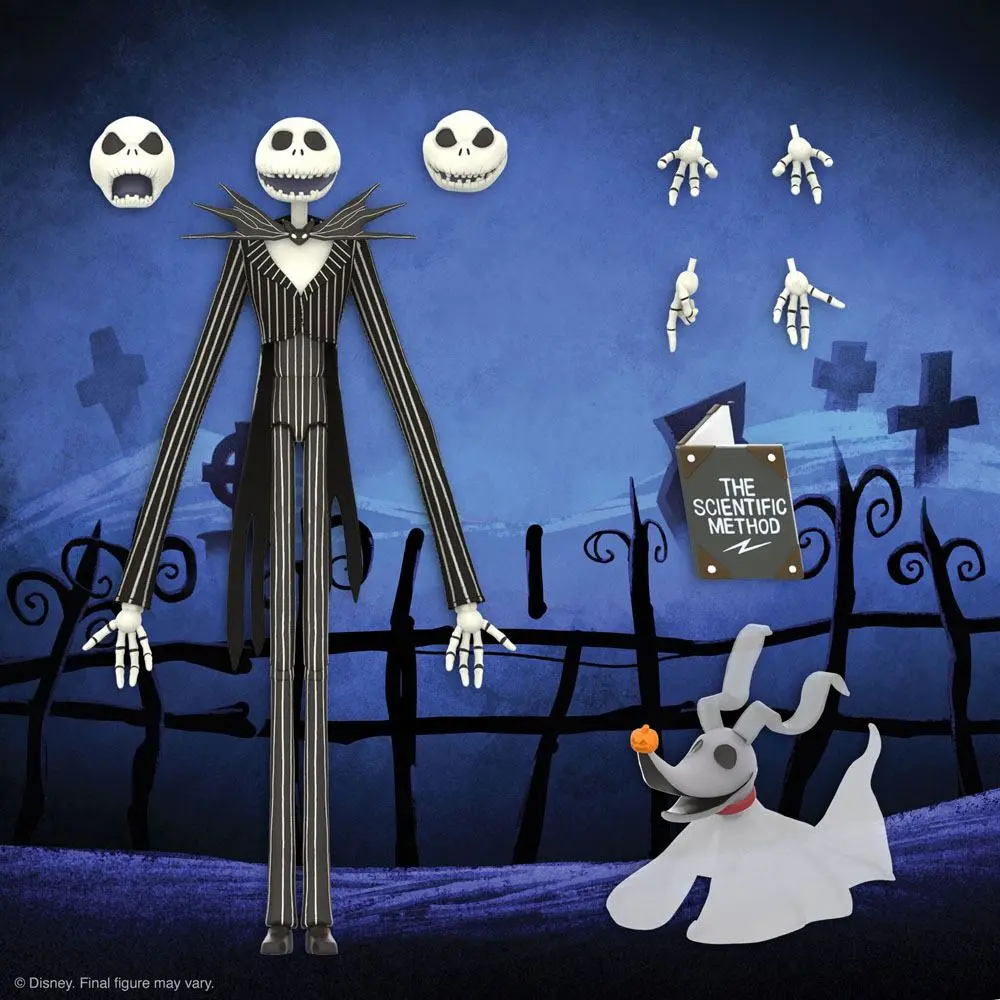 Nightmare Before Christmas Disney Ultimates Action Figur Jack Skellington 18 cm Produktfoto