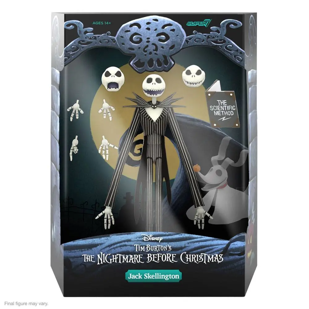 Nightmare Before Christmas Disney Ultimates Action Figur Jack Skellington 18 cm Produktfoto