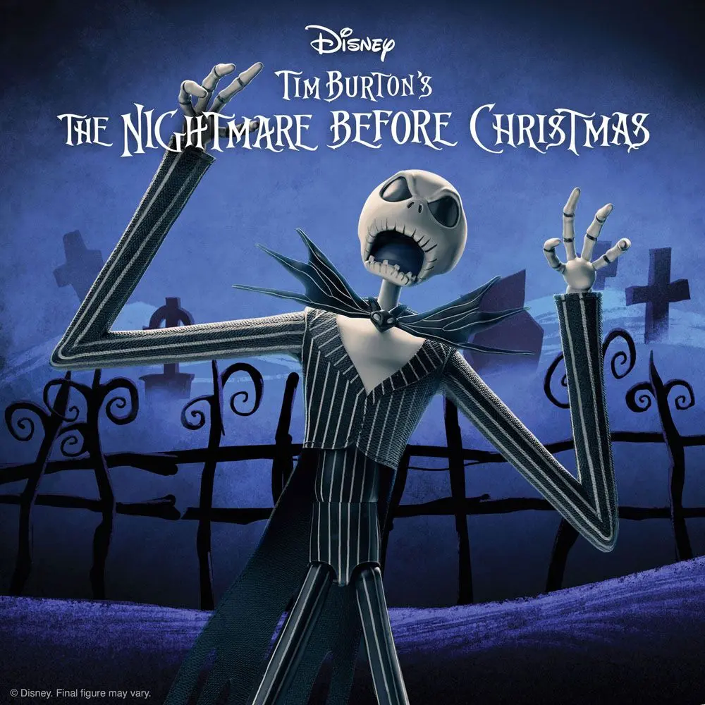 Nightmare Before Christmas Disney Ultimates Action Figur Jack Skellington 18 cm Produktfoto