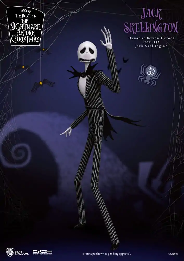 Nightmare before Christmas 8ction Heroes Actionfigur 1/9 Jack 21 cm termékfotó