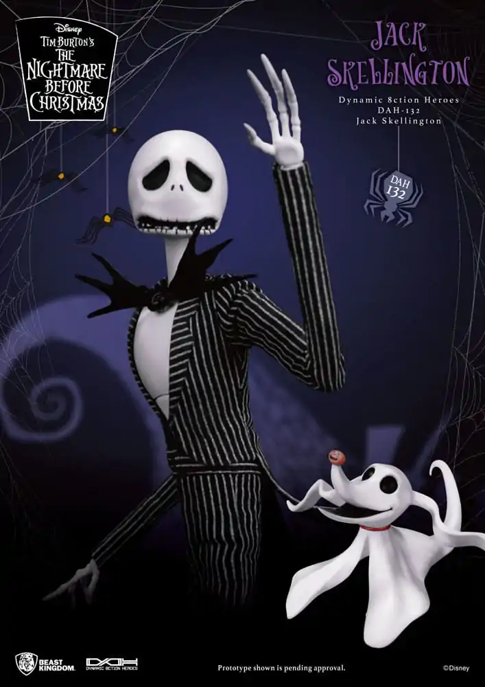 Nightmare before Christmas 8ction Heroes Actionfigur 1/9 Jack 21 cm termékfotó