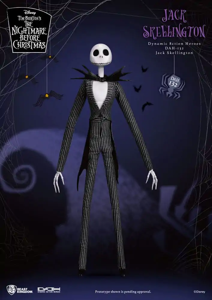 Nightmare before Christmas 8ction Heroes Actionfigur 1/9 Jack 21 cm termékfotó