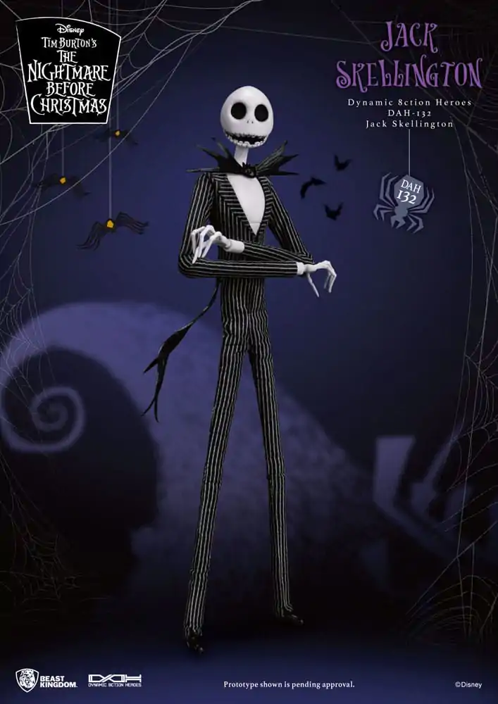 Nightmare before Christmas 8ction Heroes Actionfigur 1/9 Jack 21 cm termékfotó