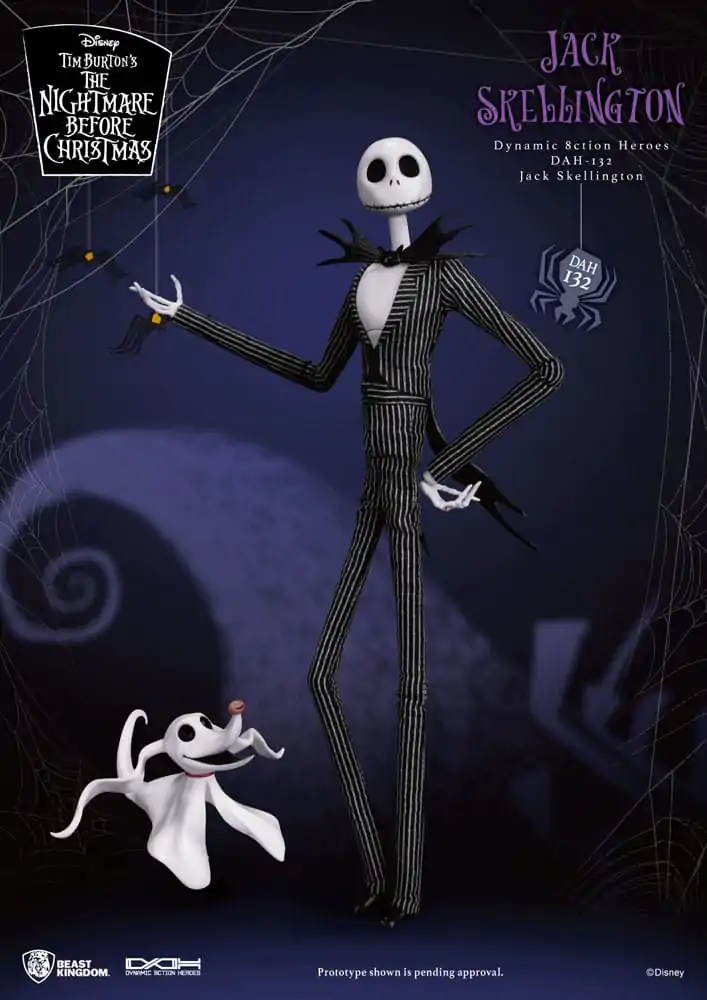 Nightmare before Christmas 8ction Heroes Actionfigur 1/9 Jack 21 cm termékfotó