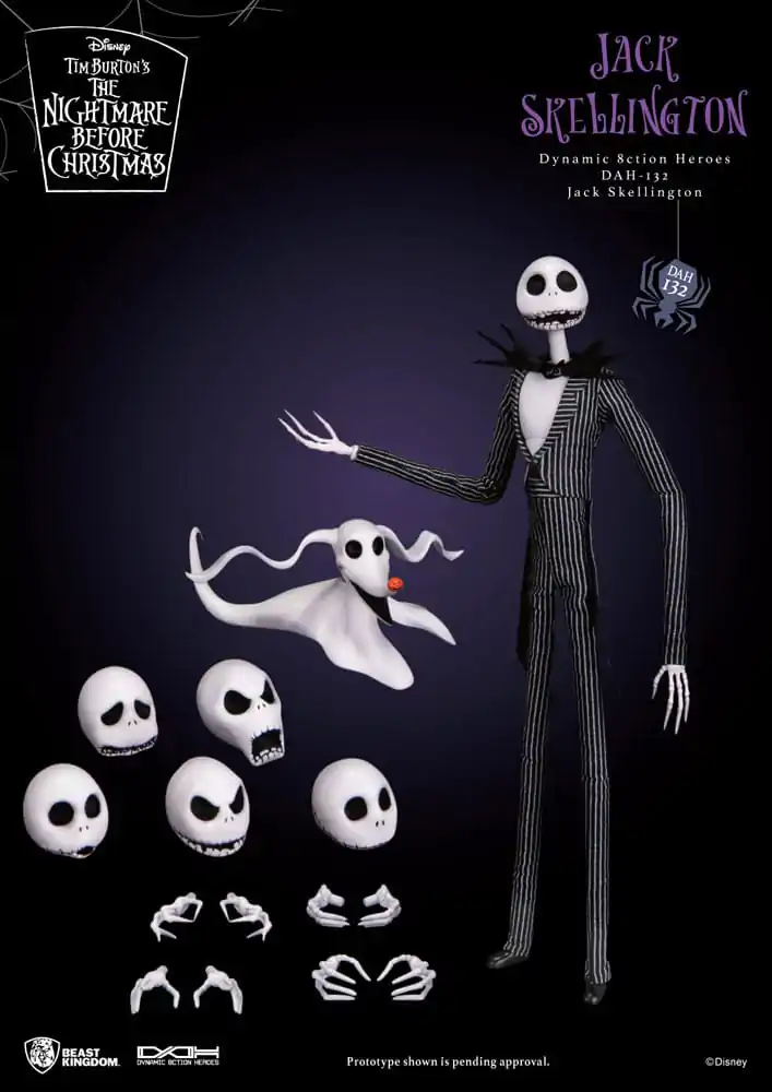 Nightmare before Christmas 8ction Heroes Actionfigur 1/9 Jack 21 cm termékfotó