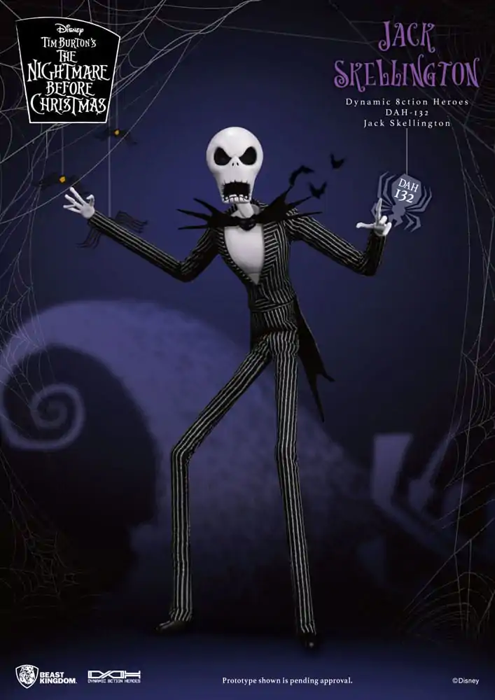 Nightmare before Christmas 8ction Heroes Actionfigur 1/9 Jack 21 cm termékfotó