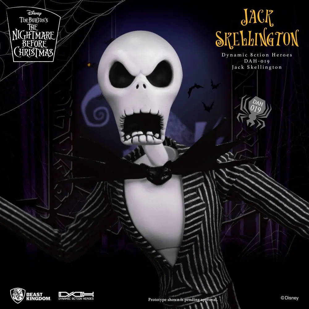 Nightmare before Christmas 8ction Heroes Actionfigur 1/9 Jack Skellington 21 cm Produktfoto