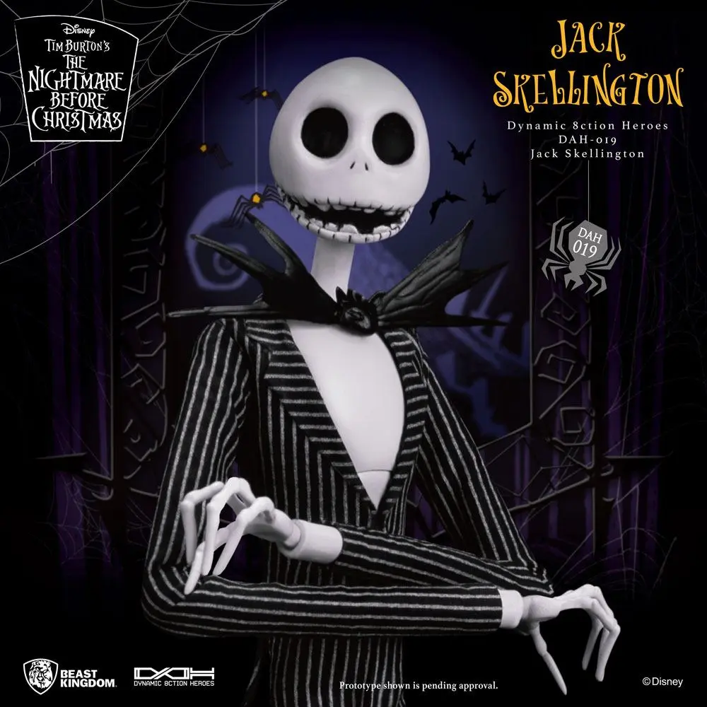 Nightmare before Christmas 8ction Heroes Actionfigur 1/9 Jack Skellington 21 cm Produktfoto