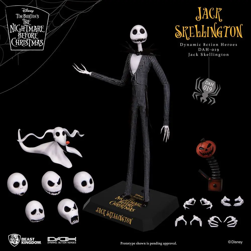 Nightmare before Christmas 8ction Heroes Actionfigur 1/9 Jack Skellington 21 cm Produktfoto