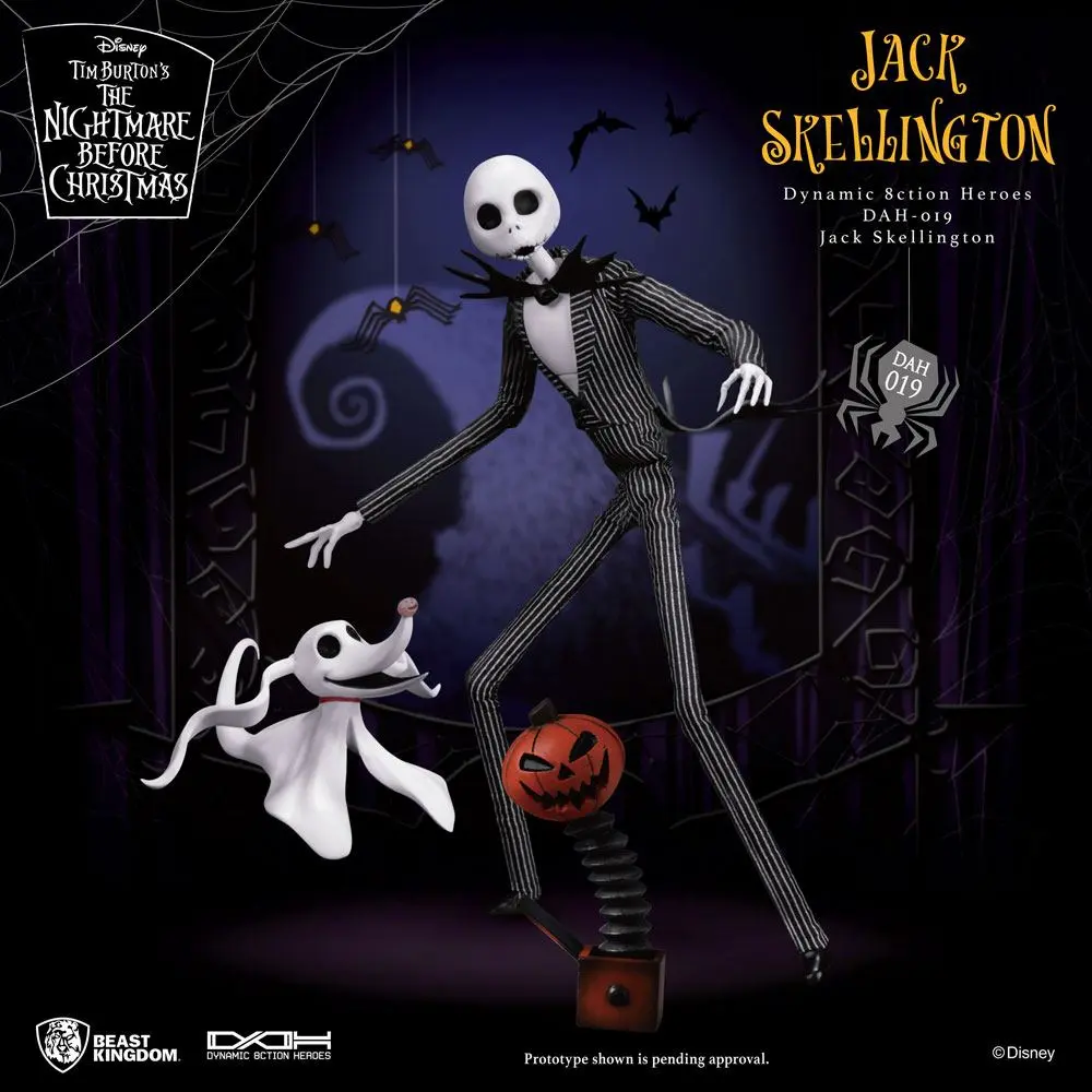 Nightmare before Christmas 8ction Heroes Actionfigur 1/9 Jack Skellington 21 cm Produktfoto